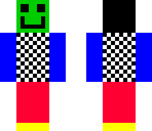 happy checkered guy