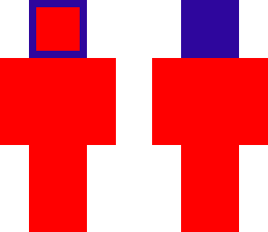 red man with blue hood