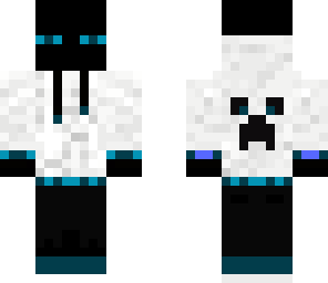 enderman in hoddie with ear phones