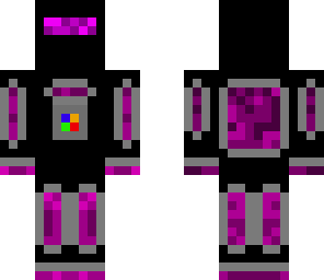 black and purple guy