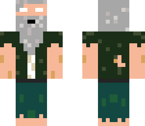 undead hobo with hair