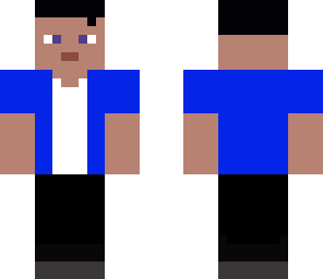my first skin teenager with blue jacket