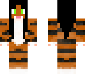 tiger girl with black hair