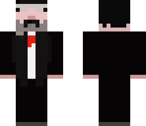the man of black