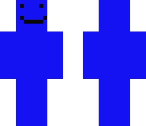 blue man