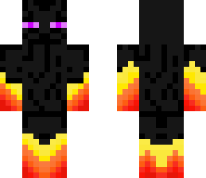 enderman on fire