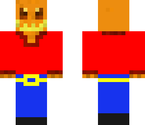 red shirt and blue jeans
