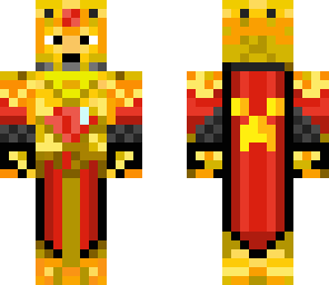 red and gold king