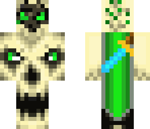 skull guard with cape
