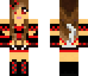 red kitty girl