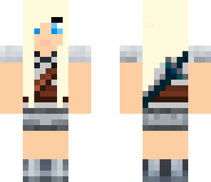 cute warrior girl