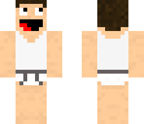 human in underwear