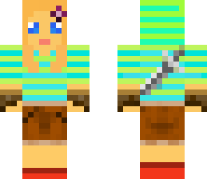 hooded swords-girl