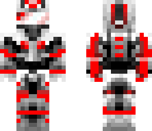 future robot detailed red