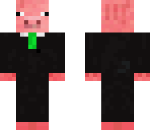 pig in a suit maked by f3lito