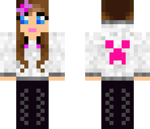 creeper girl with blue eyes