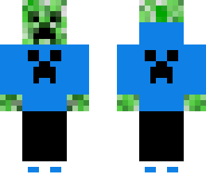 creeper blue hoody