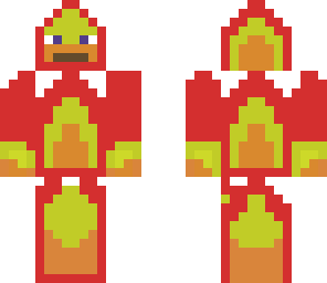 steve with flames