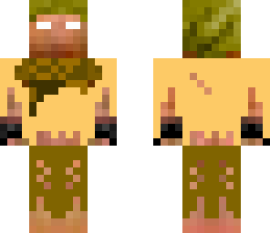 desert herobrine with hair 