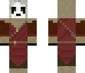 panda in robes