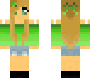 the girl with the green bow in her hair