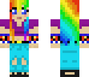 rainbow girl