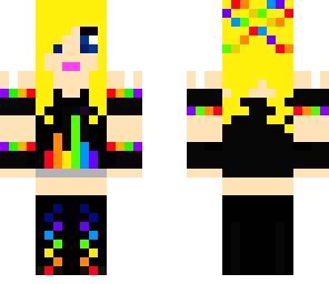 rainbow girl