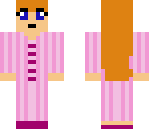 girl in striped pajamas