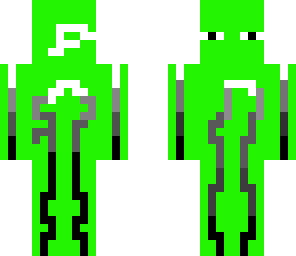 enderman of green and white