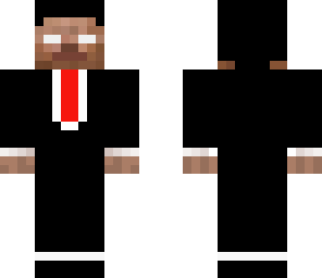 herobrine in a suit