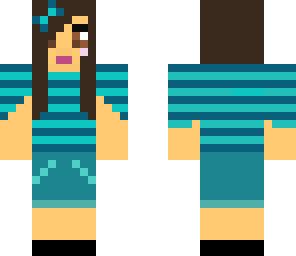 cute blue shirt girl