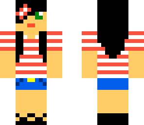 striped shirt girl