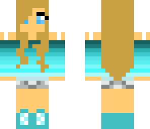 cute blue girl