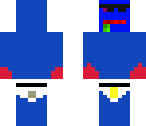blue creepy guy
