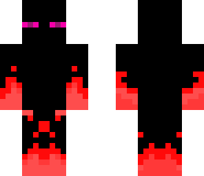 enderman on fire