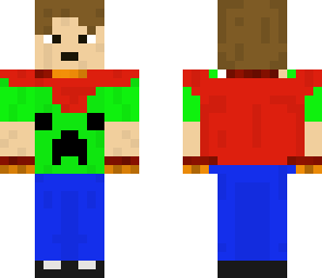 creeper shirt girl with cape