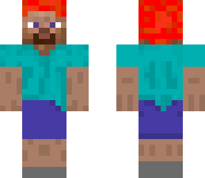 hair painted steve