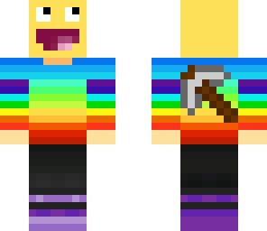 super happy rainbow guy