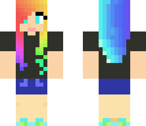 cute rainbow girl