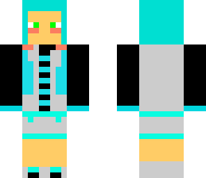 hatsune miku remade with headset