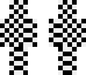 black and white