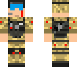 hurted desert soldier
