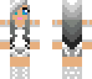 silver hair blue eyed