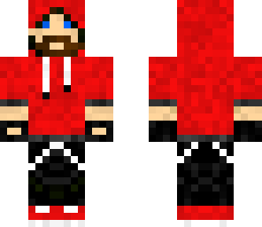epic beard man with hoodie