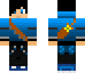 blue hoodie