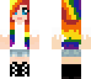 rainbow hair