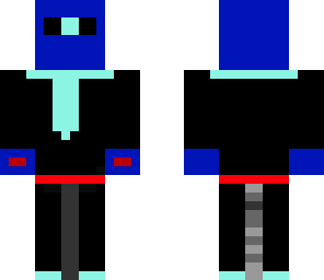 blue ninja in suit
