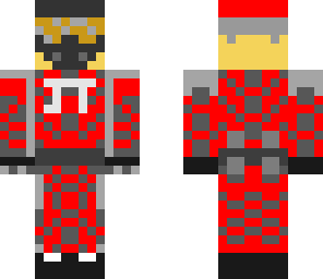 paintball gear red