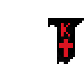 knights cloak with cross