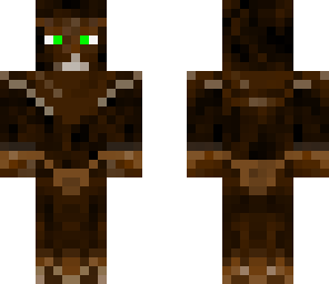 brown wolfman skin